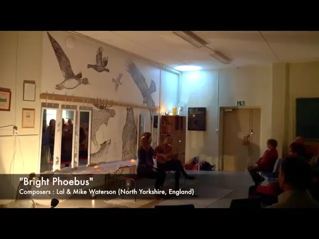"Bright Phoebus" (North Yorkshire traditional song) - Singing on the road